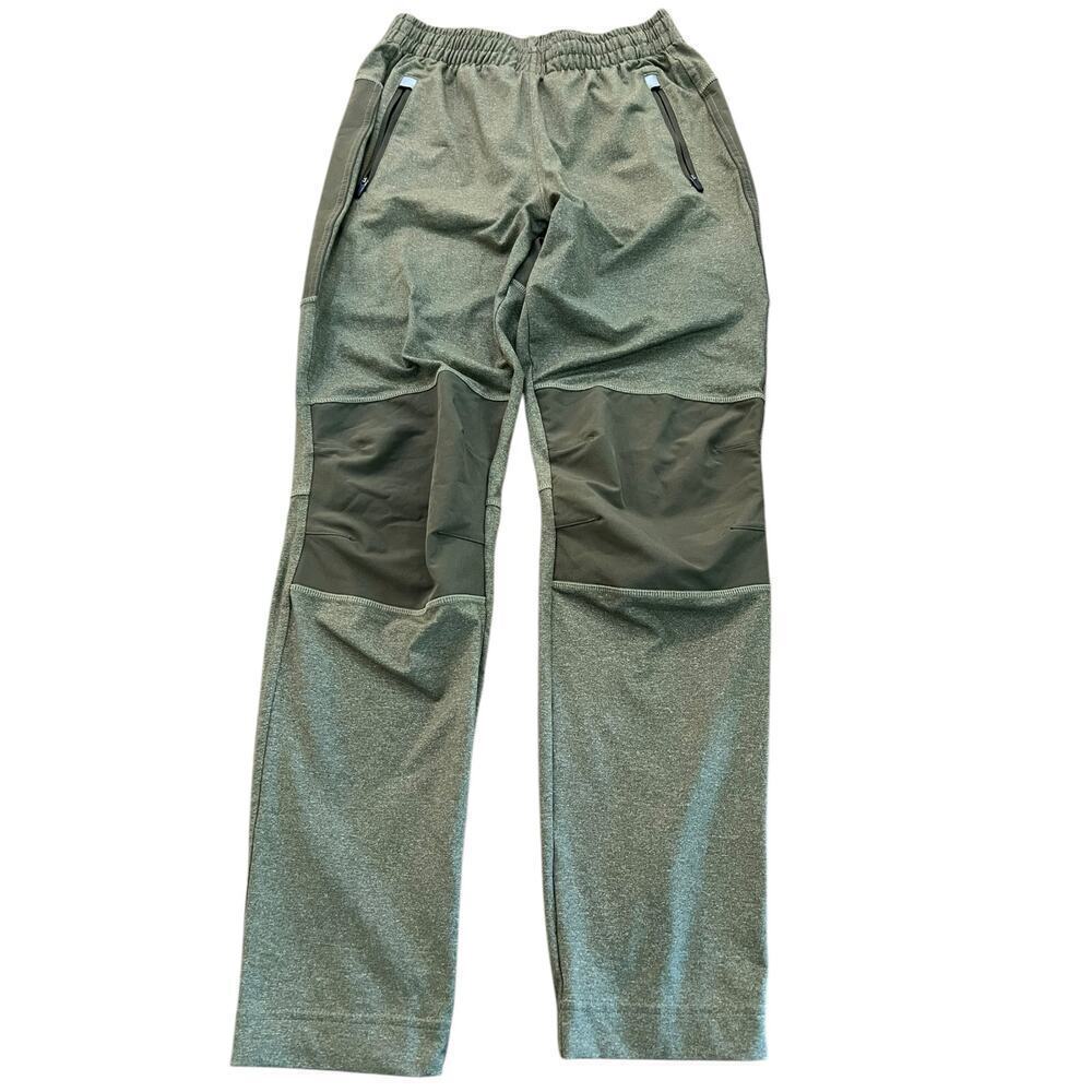 LL Bean Boys' Double Knee Pockets Elastic Waist 10 Trail Pants Size 16